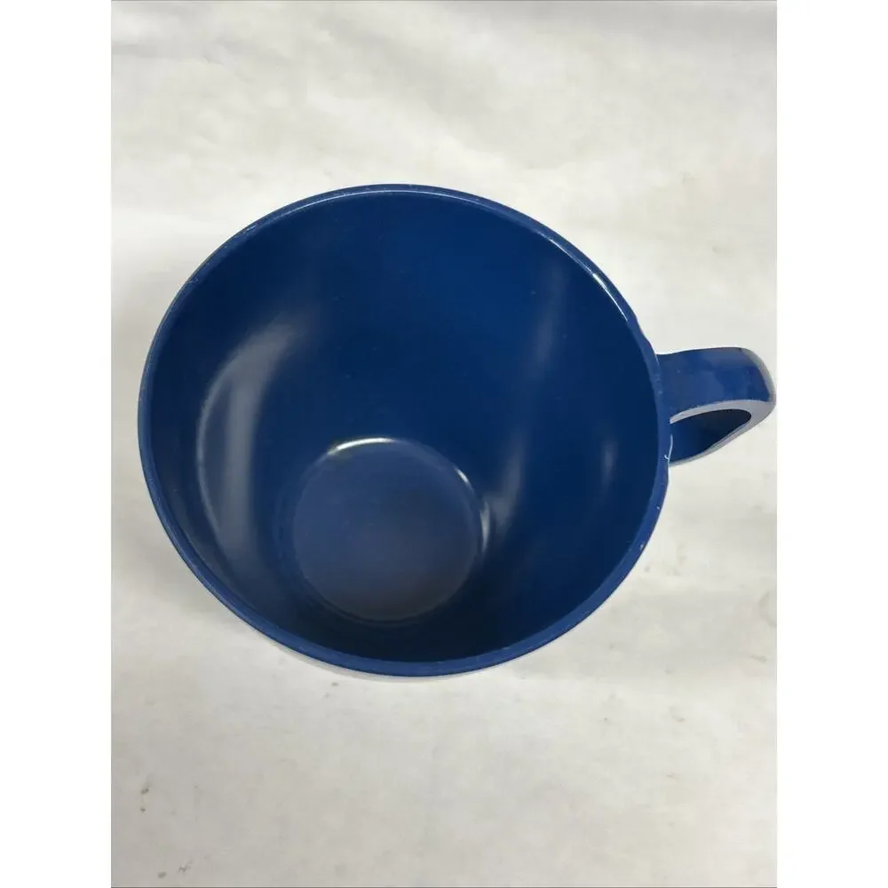 Lot Of Vintage Boonton Cups And Saucers Blue 6206